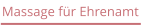 Massage fr Ehrenamt